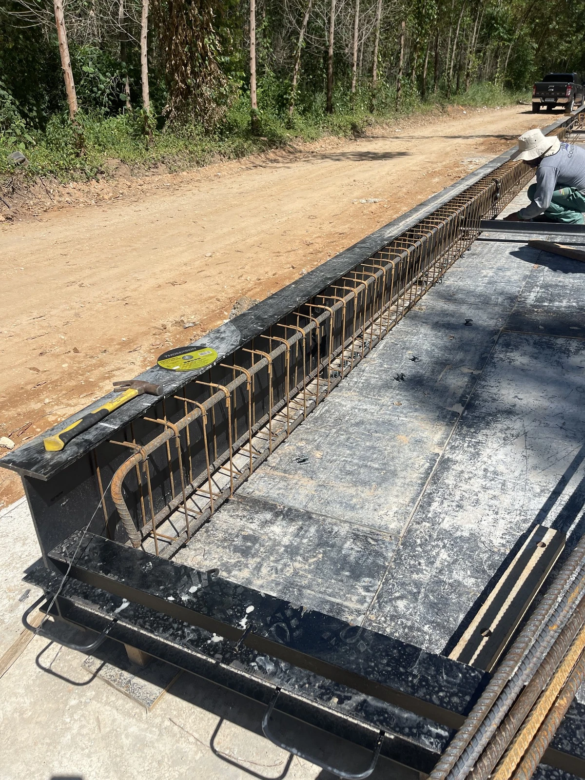 Plataforma de la báscula camionera BRP: donde se ubica el vehículo para pesar