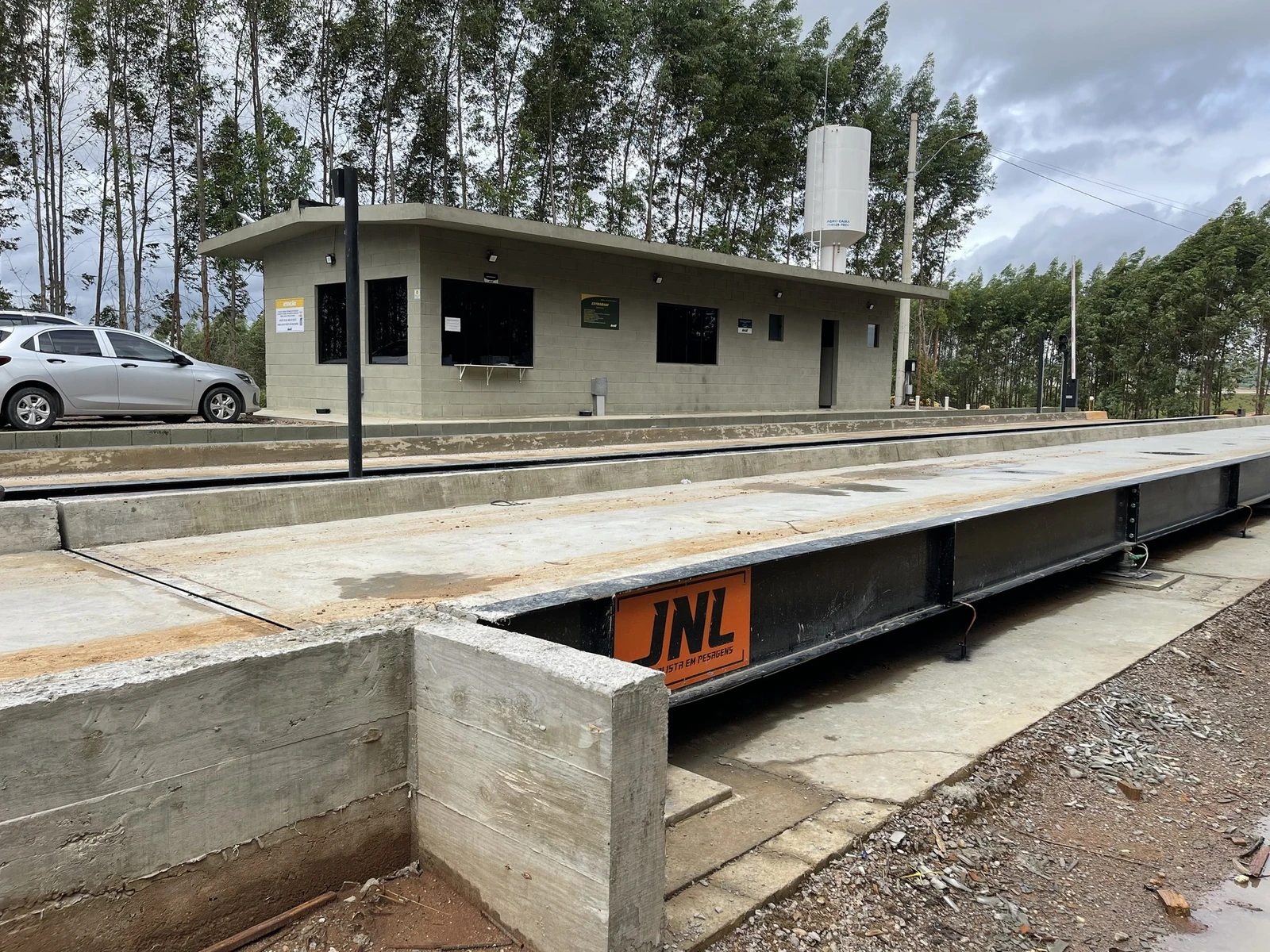 Báscula terminada · Obra JNL · BRP