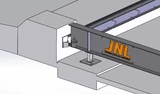 Render 3D de la celda y el apoyo en la cabecera de BRP