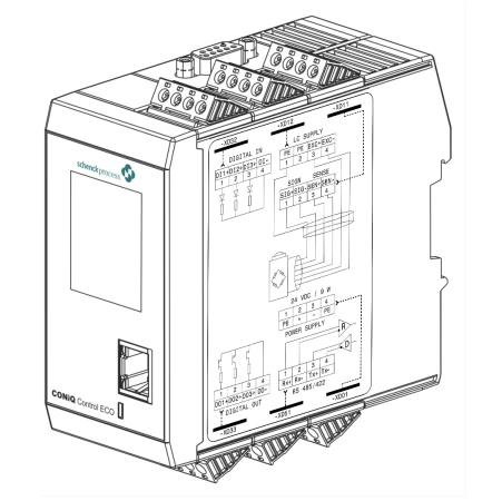 Integrador de pesaje CONiQ Control ECO - Analógico