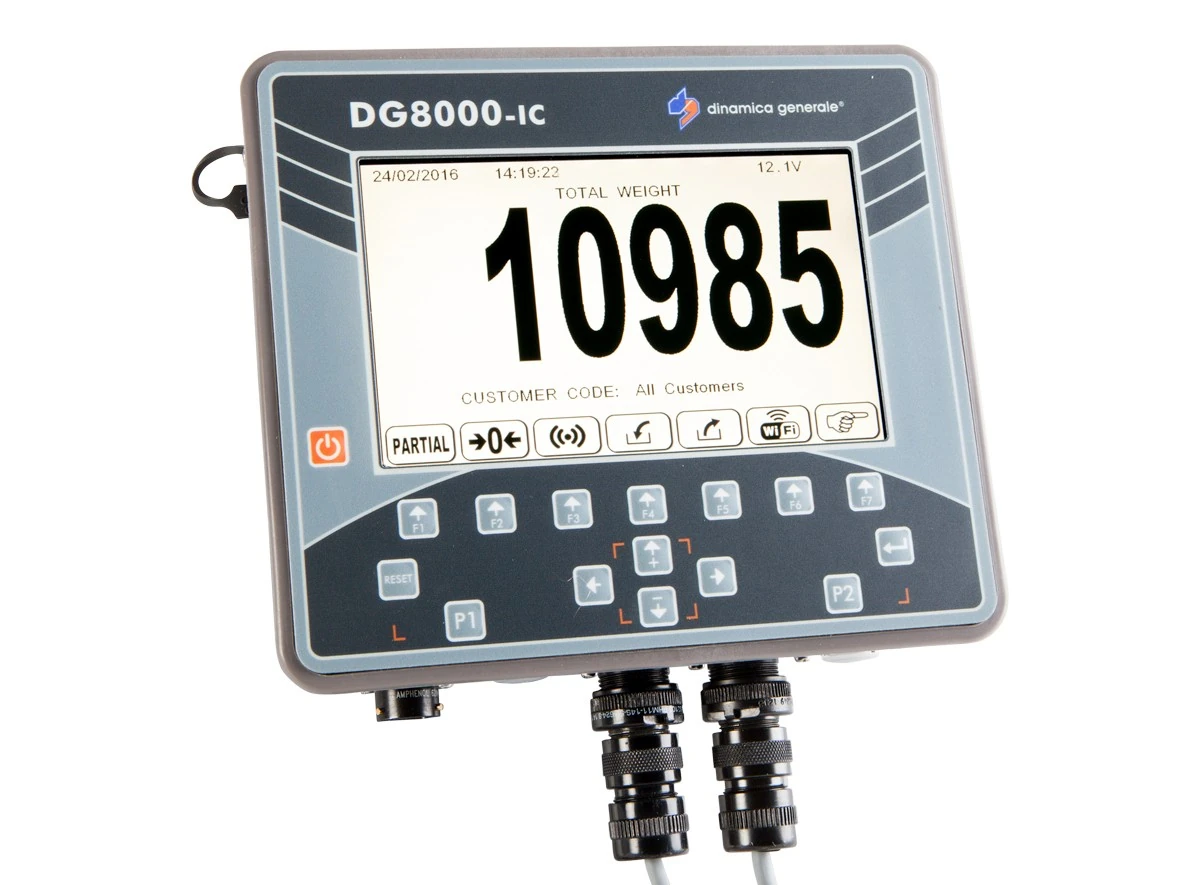 Indicador de pesaje DG8000-IC