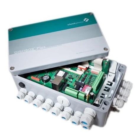 Integrador de pesaje DISOBOX Plus (caja inoxidable y monitorización de temperatura)
