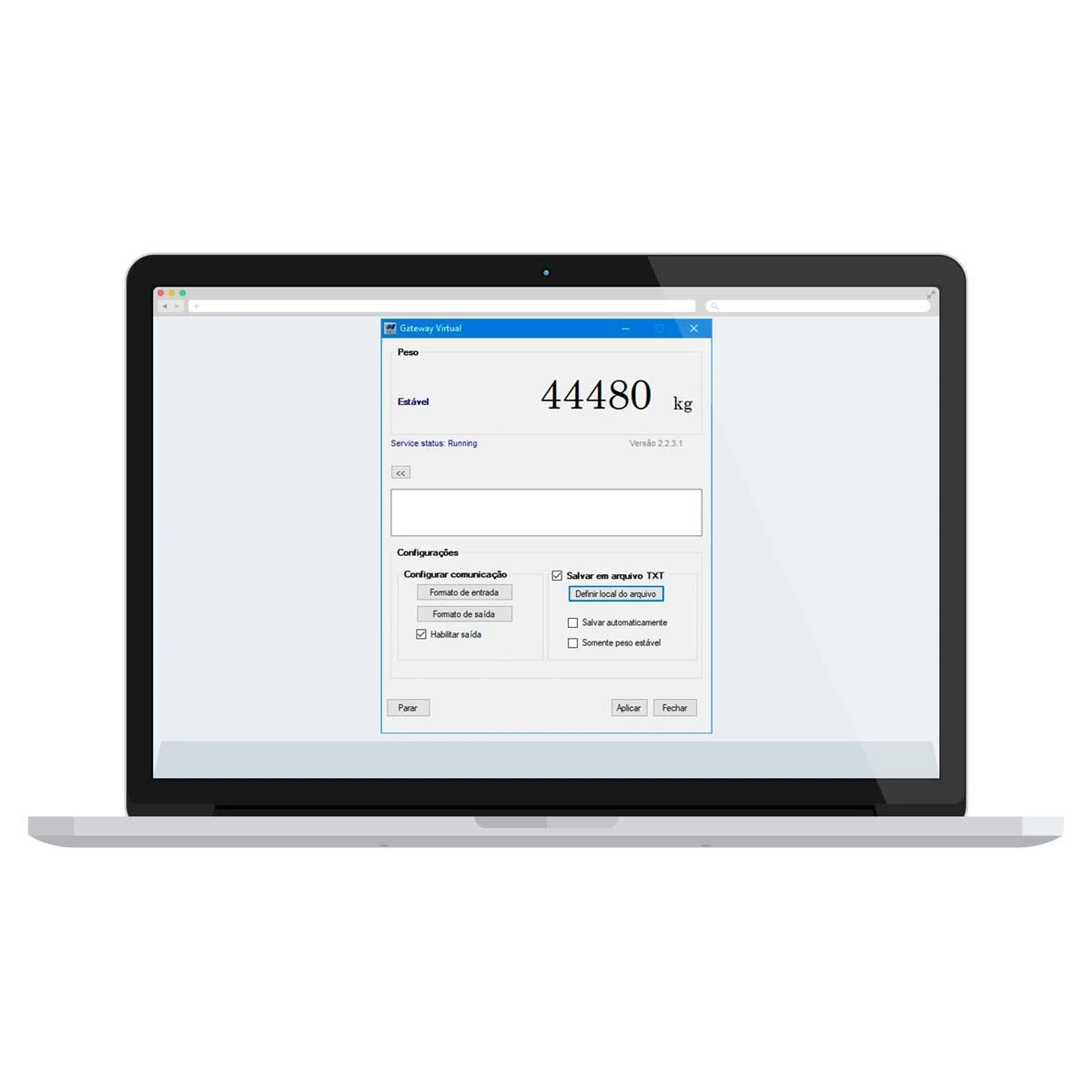 Software de pesaje Gateway Virtual