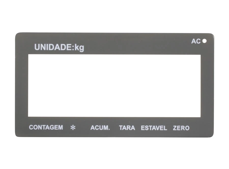 Pieza y accesorio de pesaje Panel frontal de acrílico