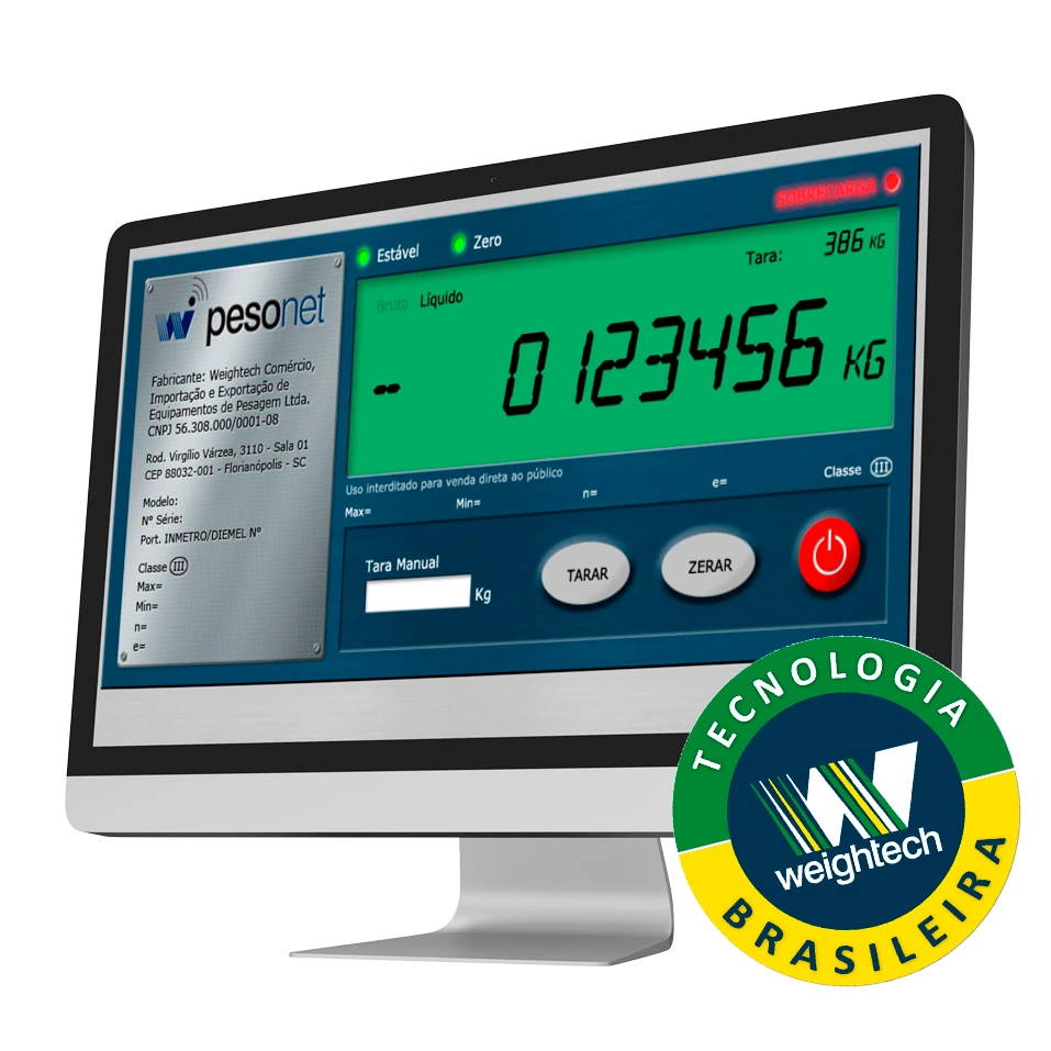Indicador de pesaje virtual Pesonet