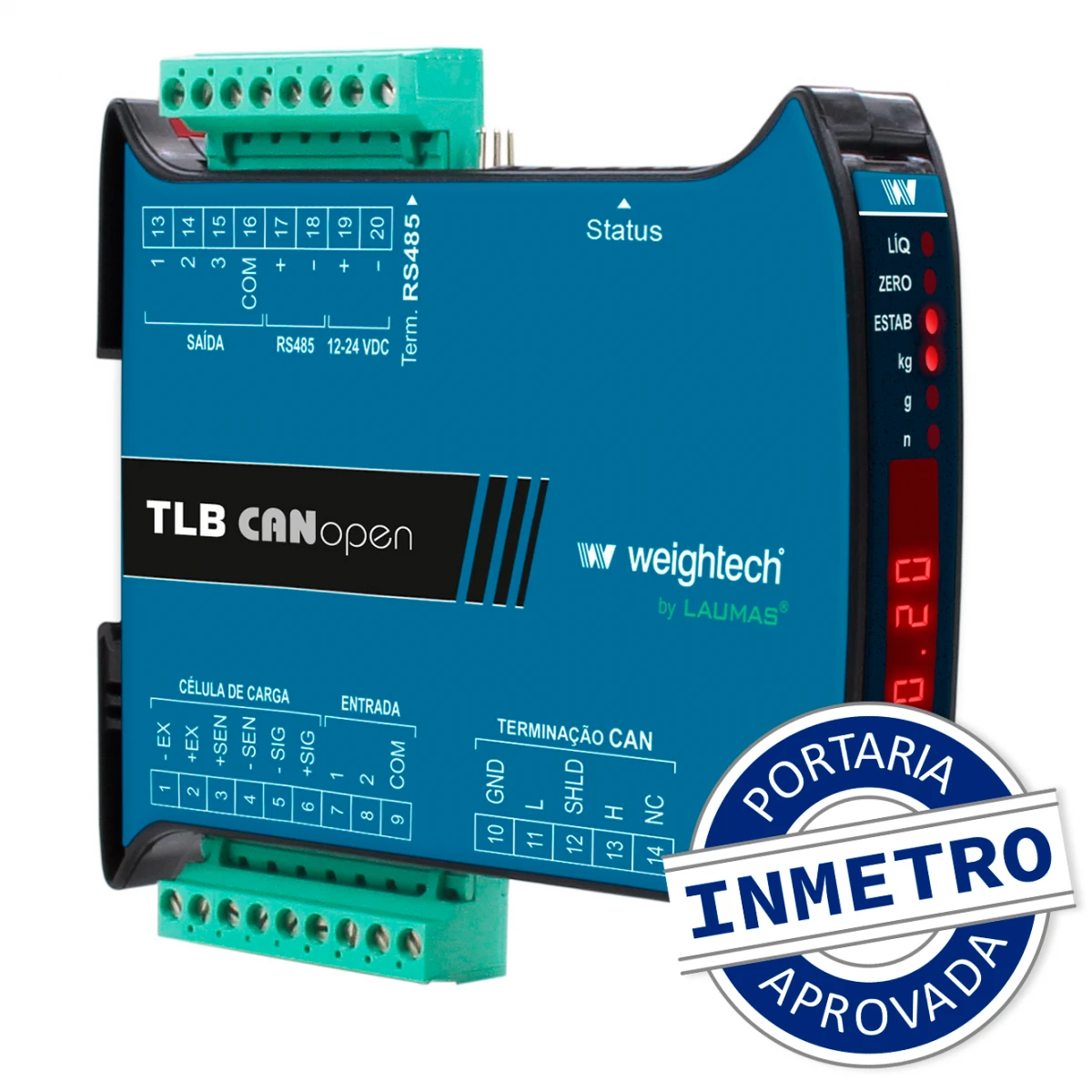 Transmisor de pesaje TLB CANopen
