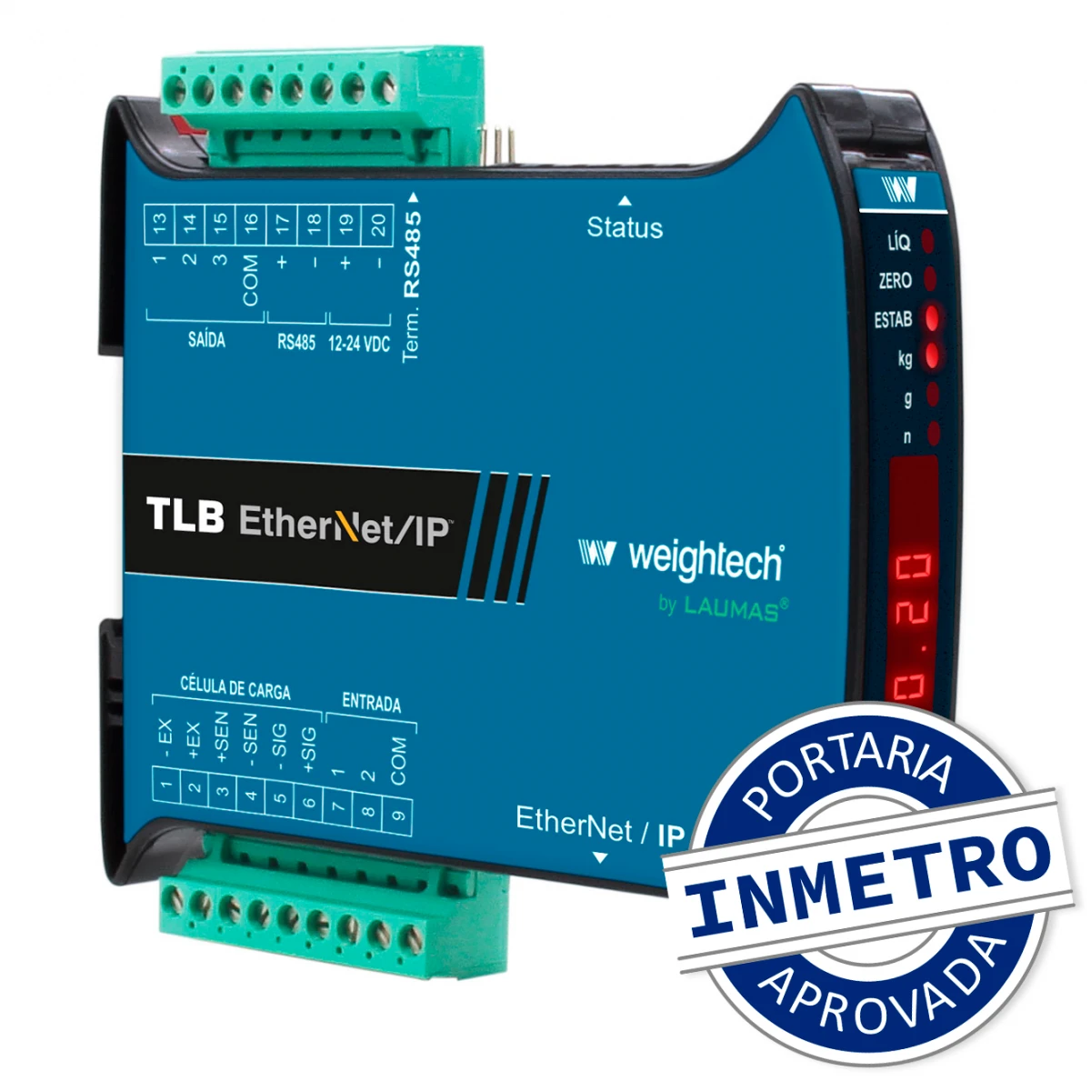 Transmisor de pesaje TLB Ethernet IP