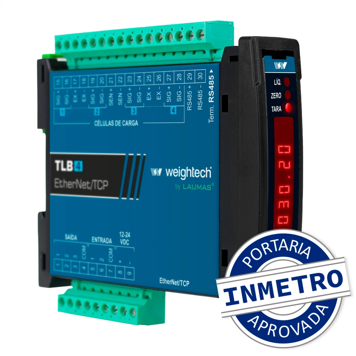Transmisor de pesaje TLB4 EtherNet TCP IP