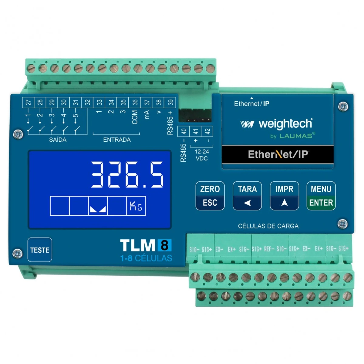 Transmisor de pesaje TLM8 EtherNet IP