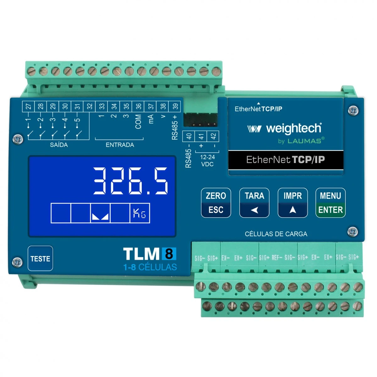Transmisor de pesaje TLM8 EtherNet TCP IP