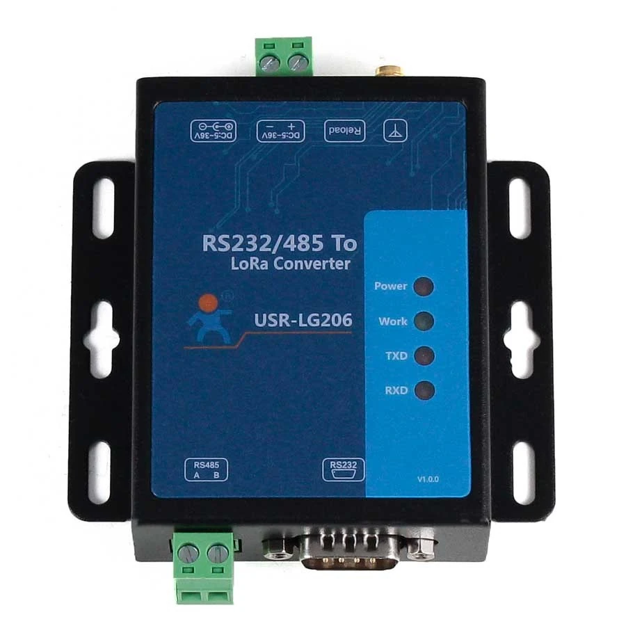 Convertidor de comunicación Transmisor RS232/485-USRLG206-H-P para LoRa