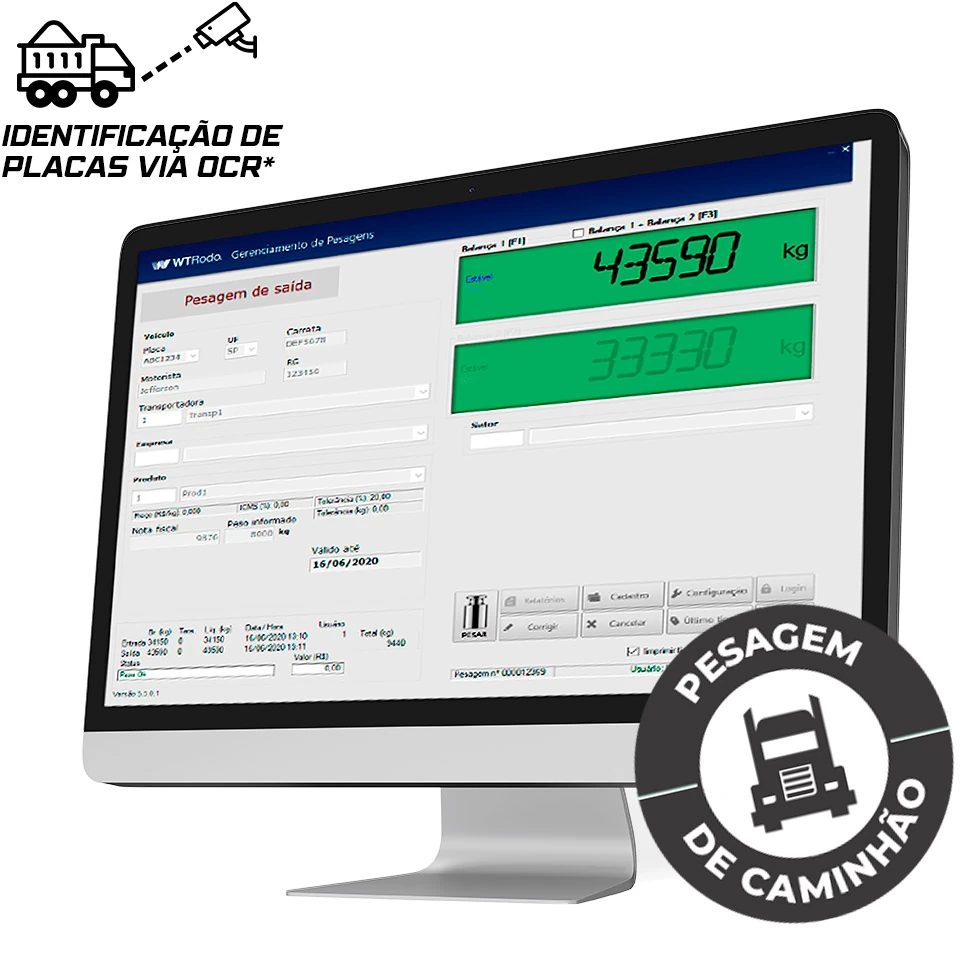 Software de pesaje WT-RODO