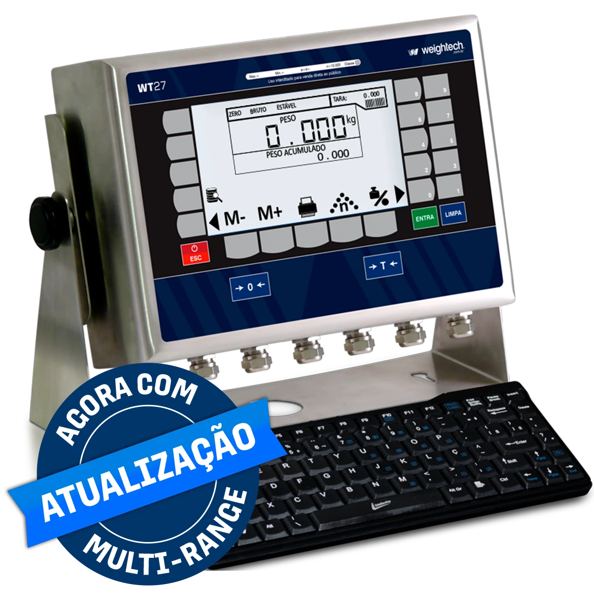 Indicador de pesaje WT27-PC-Contador